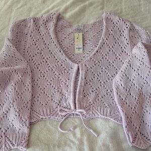 Women's Pink Knit Sweater
